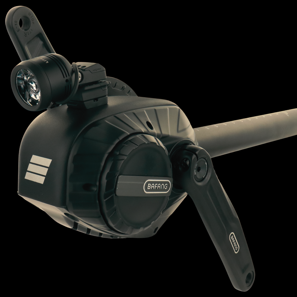 Gride GT Class 3 mid-drive motor with integrated front light